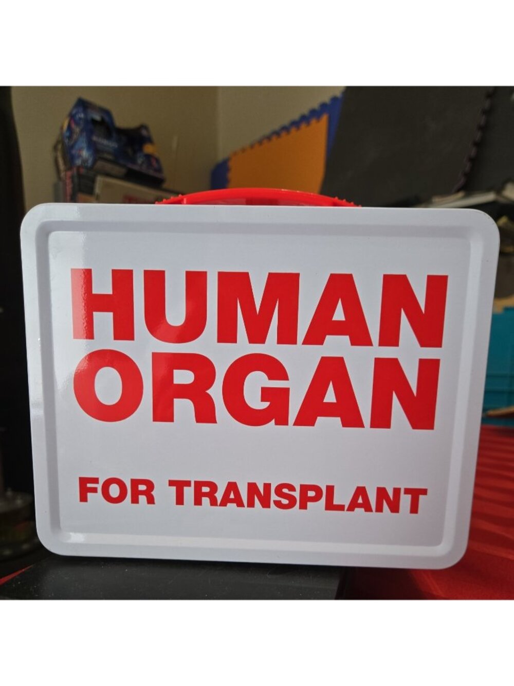Lunch Box - Human Organ For Transplant -  Metal Tin Lunchbox